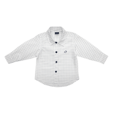 Carregar imagem no visualizador da galeria, Camisa Ml Mini Xadrez 0819 Branco-1054163
