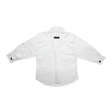 Carregar imagem no visualizador da galeria, Camisa Ml Mini Xadrez 0819 Branco-1054164
