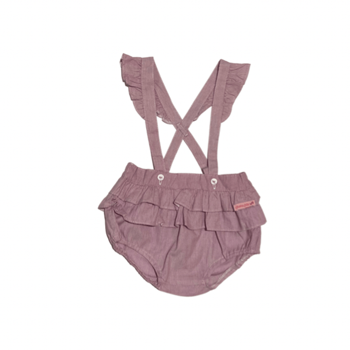 Body Jardineira Magenta Listrado-1054726