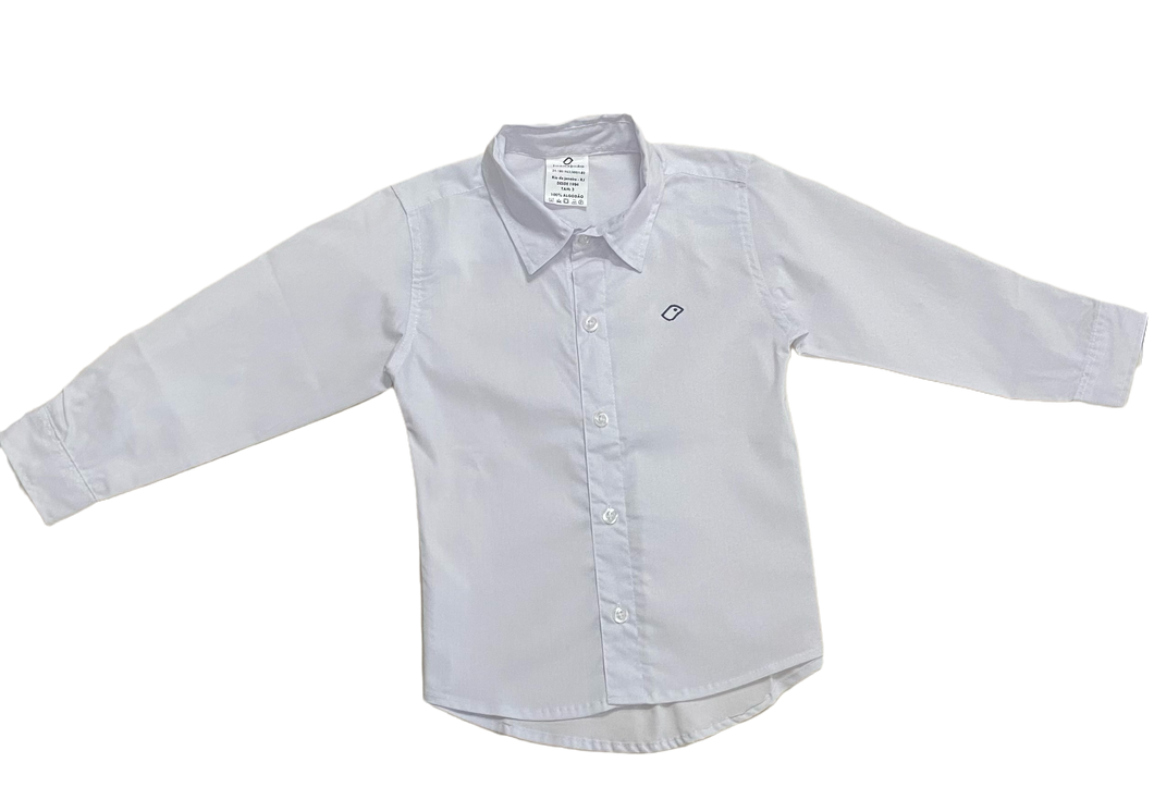 Camisa Social Branca Lisa