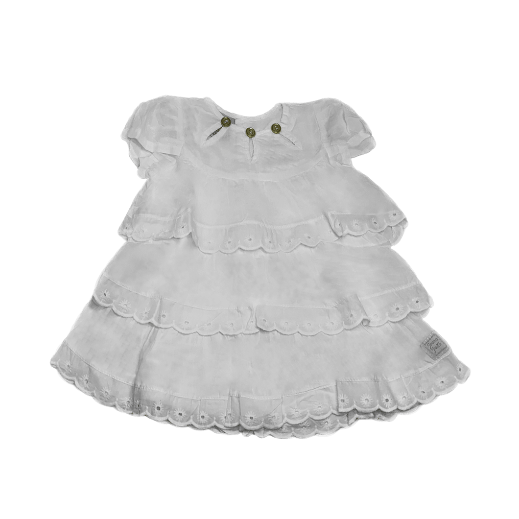 Vestido Branco Bordado Inglês