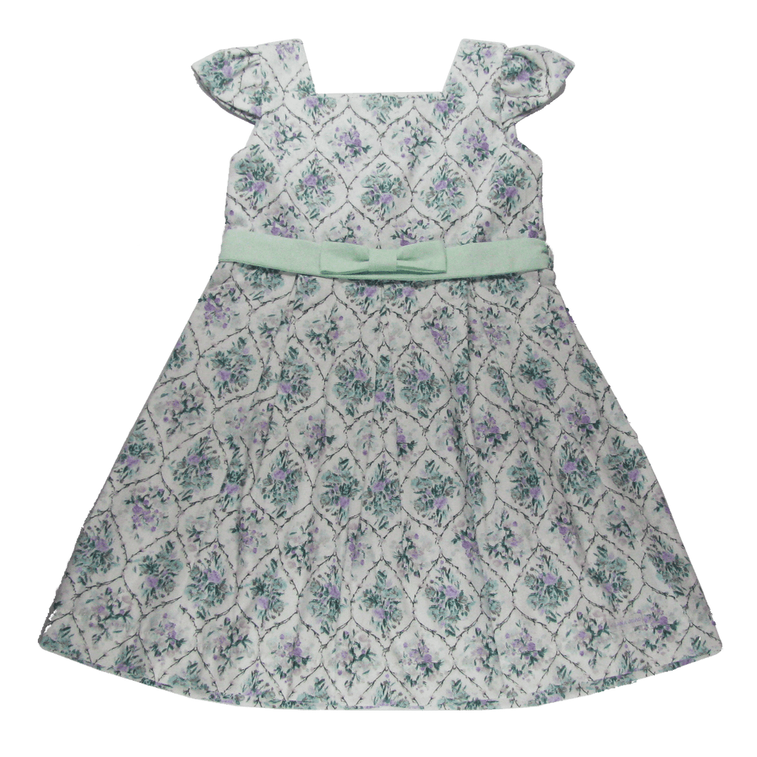 Vestido Flores Lilas