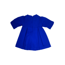 Carregar imagem no visualizador da galeria, Vestido Azul Com Acabamento Branco Azul-1052471
