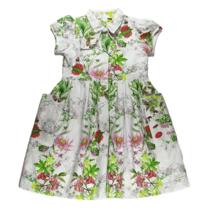 Vestido Gravata Flores Estampado-1053829