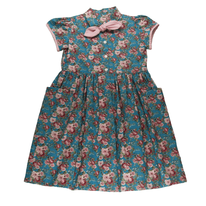 Vestido Floral Gravata-1054083