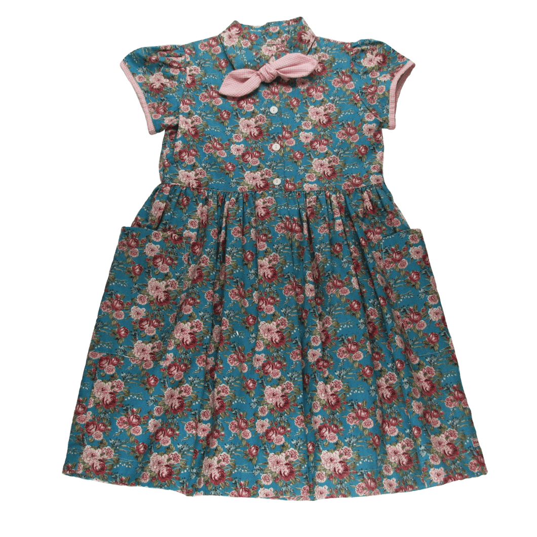 Vestido Floral Gravata-1054083